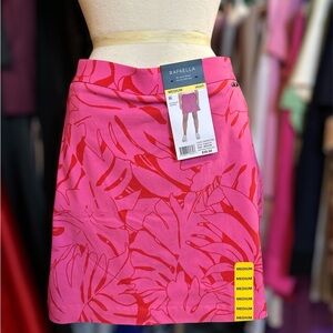 Rafaella Vibrant Pink and Red Mini Skirt